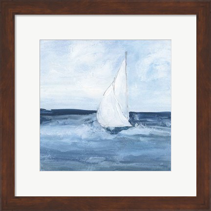 Framed Sailboats I Print
