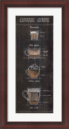 Framed Coffee Guide Panel II Print