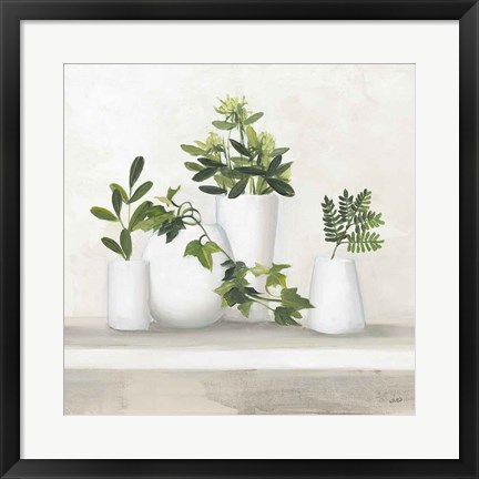 Framed Plant Life III Print