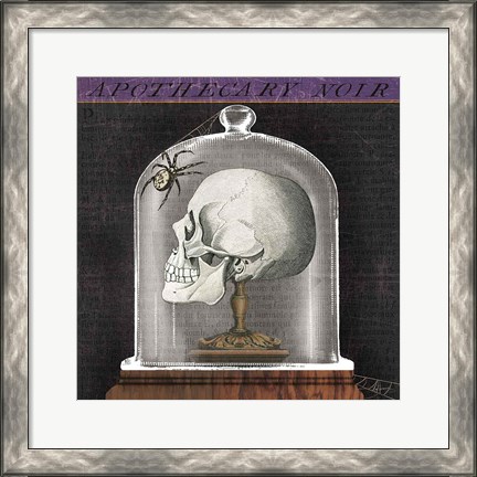 Framed Apothecary Noir II Print