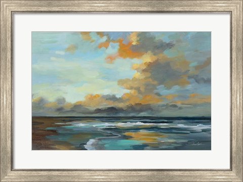 Framed Oceanside Sunset Print