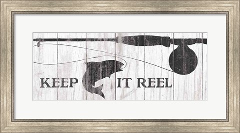 Framed Keep it Reel Print