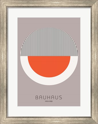 Framed Bauhaus 9 Print