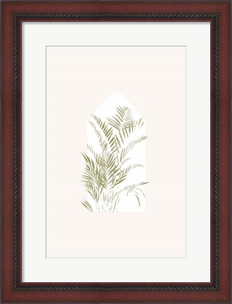 Framed Tropical Window 1 Print