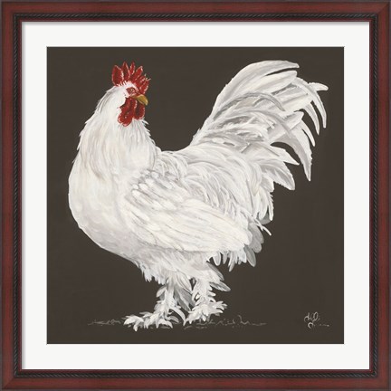 Framed Rooster Print