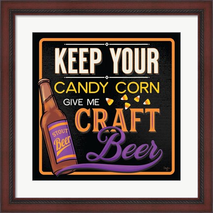 Framed Keep Your Candy Corn Print