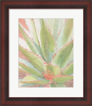 Framed Succulent Bloom 1 Print