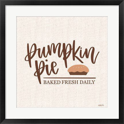 Framed Pumpkin Pie Print