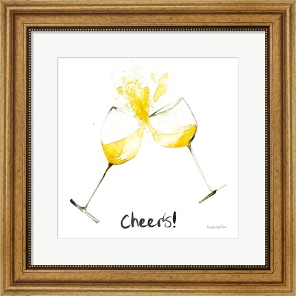 Framed Pop the Cork VI Print