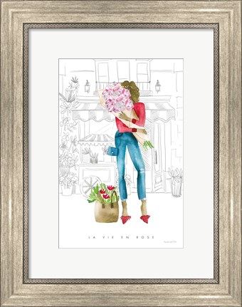 Framed Paris Girlfriends V Print