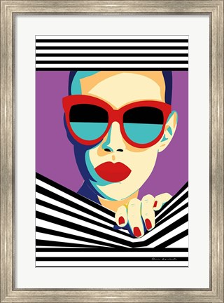 Framed Style and Attitude II Print