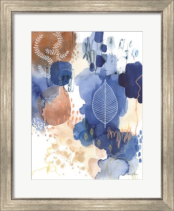 Framed Indigo Bliss II Print