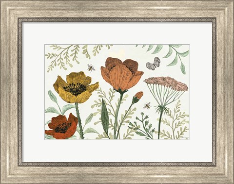 Framed Springtime IV Warm Print