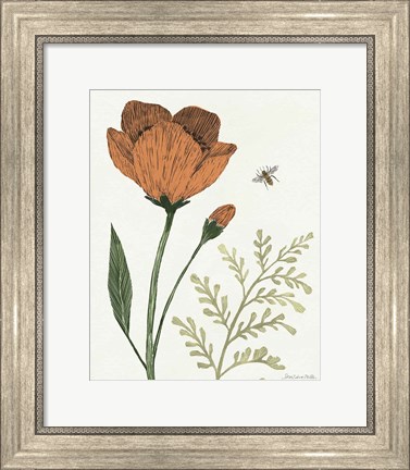 Framed Springtime I Warm Print