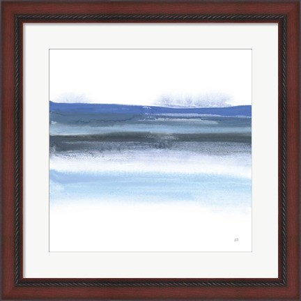 Framed Shaded Blues IV Print