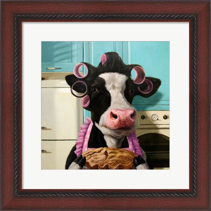 Framed Cow Pie Print