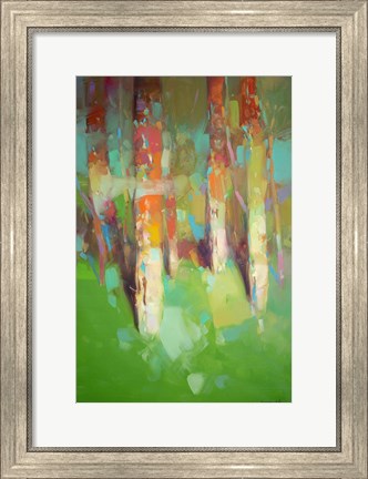 Framed Summer Trees Print