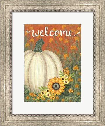 Framed Pumpkin Patch Print