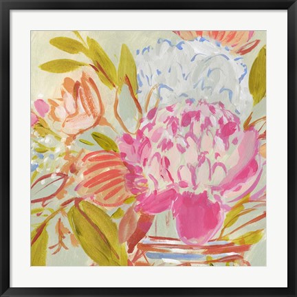 Framed Bright Florist IV Print