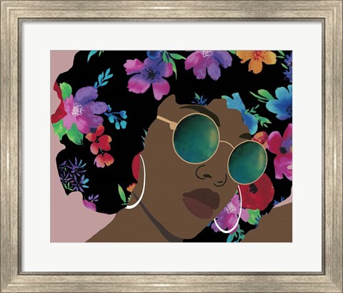 Framed Butterfly Diva II Print