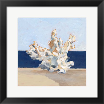Framed Coral By the Shore IV Print