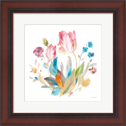 Framed Spring Tulips II Print