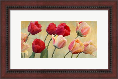 Framed Golden Tulips Print