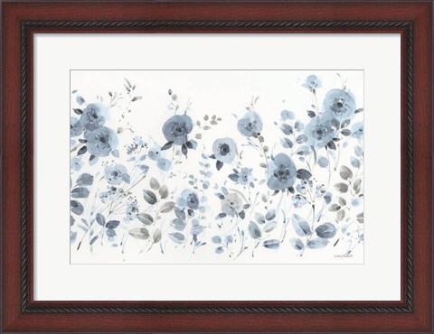 Framed Dancing Flowers II Print