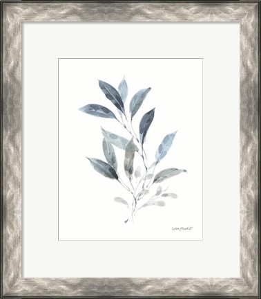 Framed Dancing Leaves VI Print