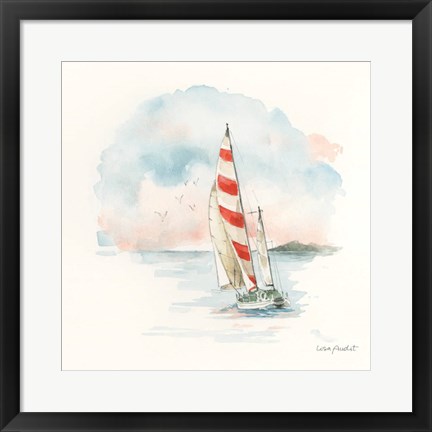 Framed Seaside Journey II Print