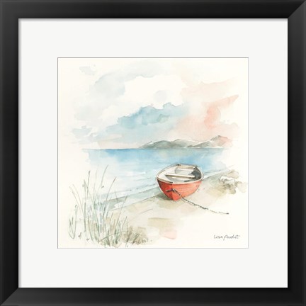 Framed Seaside Journey IV Print