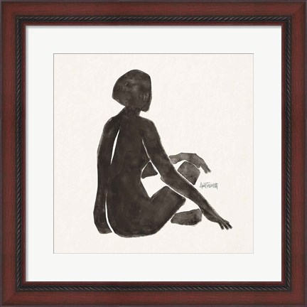 Framed Neutral Nudes III Print