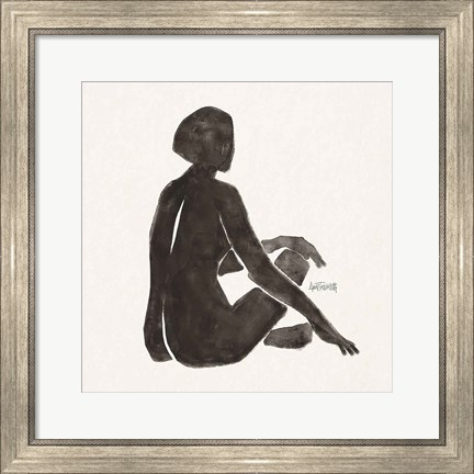 Framed Neutral Nudes III Print