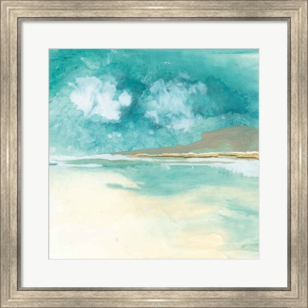 Framed Cumulus Emerald I Print