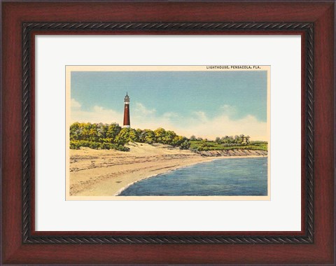 Framed Pensacola Lighthouse Print