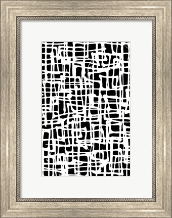 Framed Streets and Alleys Print