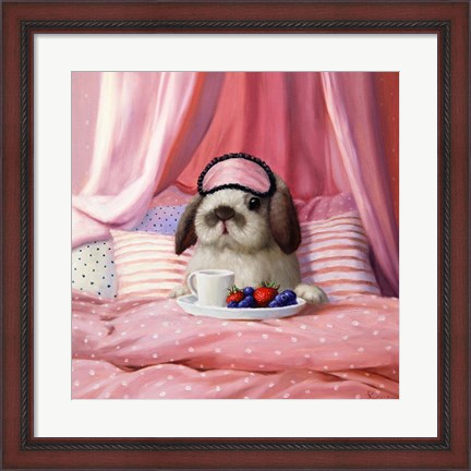 Framed Breakfast In Bed Print