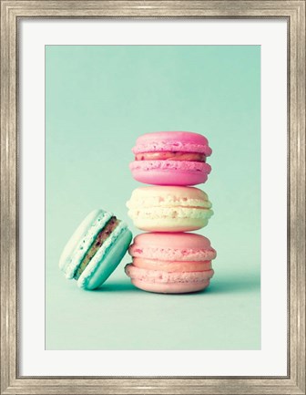 Framed French Macarons Print