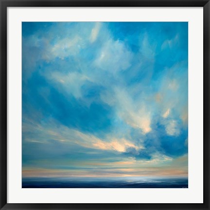 Framed Ocean Blues Print