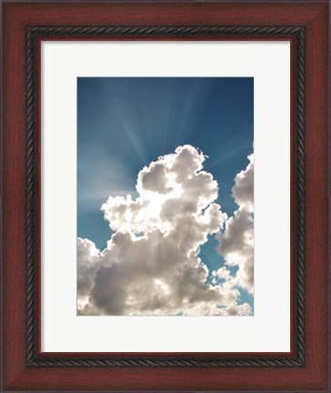 Framed Bursting Cloud Print