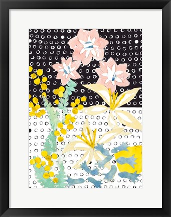 Framed Mother Daughter Floral Print