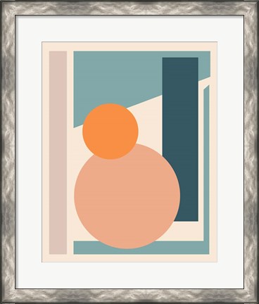 Framed Papercut Abstract II Print