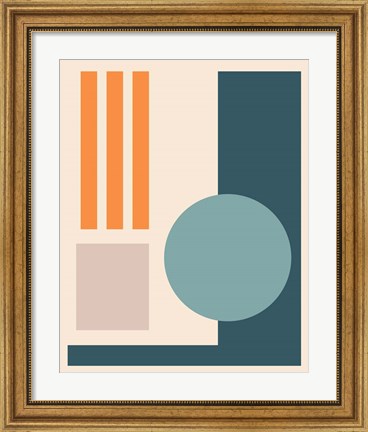 Framed Papercut Abstract IV Print