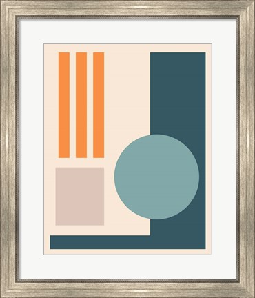 Framed Papercut Abstract IV Print