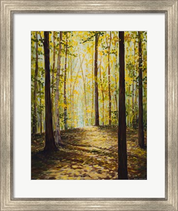 Framed Autumn Forest Print