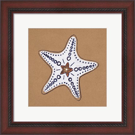 Framed Ocean World Starfish Print