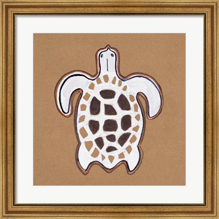 Framed Ocean World Turtle Print