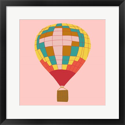 Framed Hot Air Balloon I Print