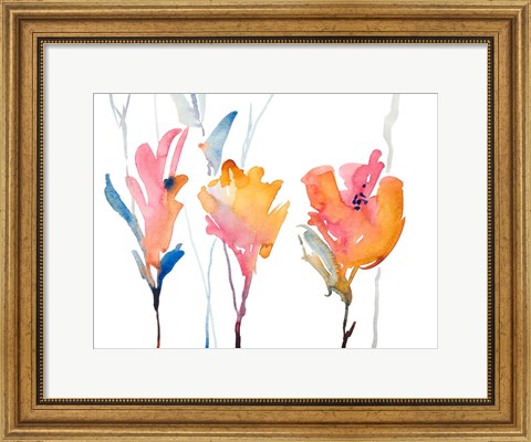 Framed September Blooms II Print