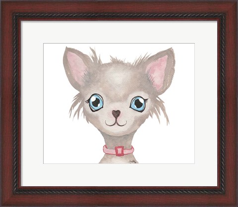 Framed Chi Chi Dog Print